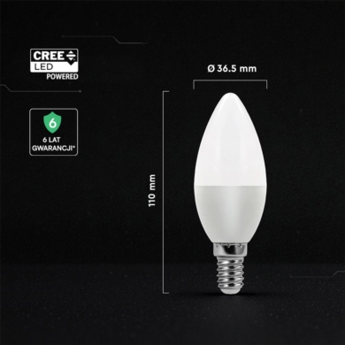 Żarówka V-TAC SKU2120186-6 VT-293D 4000K 5,5W 470l