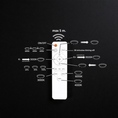 Oprawa V-TAC SKU24180 VT-84025SQ 3000K-4000K-6500K