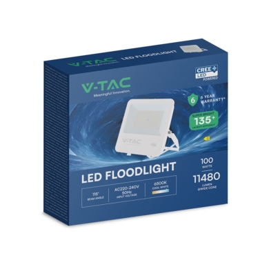 Naświetlacz V-TAC SKU242116 VT-44101 6500K 100W 13