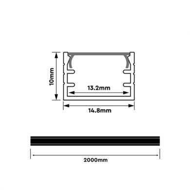 Profil V-TAC SKU24296 VT-81129