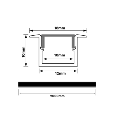 Profil V-TAC SKU24299 VT-81132