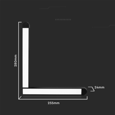 Oprawa V-TAC SKU10266 VT-42025 4000K 25W 2850lm