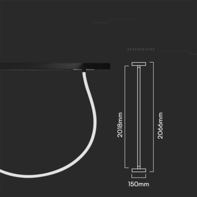 Oprawa SKU10279 VT-42024 3000K 23W 2760lm