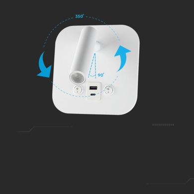 Oprawa V-TAC SKU240026 VT-80068-W 3000K 8W 830lm