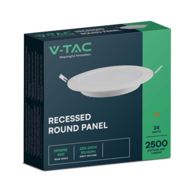 Panel V-TAC SKU7868 VT-61024 4000K 24W 2640lm