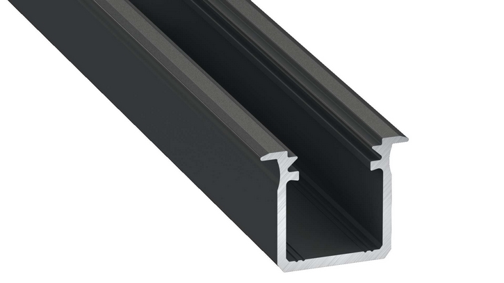 Profil LUMINES Typ G wpuszczany 18mm czarny 2,02m
