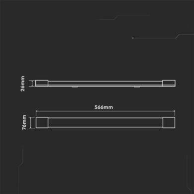 Oprawa V-TAC SKU23787 VT-8320 6500K 20W 2400lm