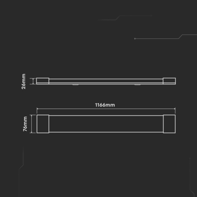 Oprawa V-TAC SKU23788 VT-8340 3000K 40W 4300lm