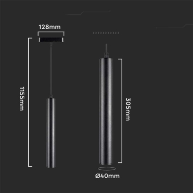 Oprawa V-TAC SKU10265 VT-4214 6400K 15W 1600lm