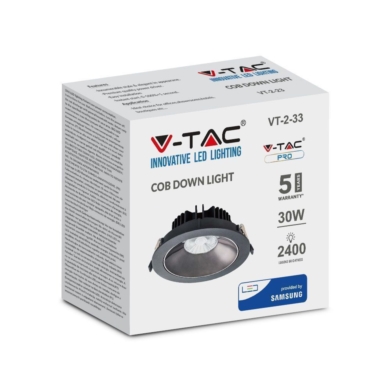 Oprawa V-TAC SKU20059 VT-2-33 6400K 30W 2400lm