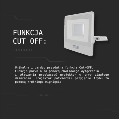 Naświetlacz V-TAC SKU20302 VT-158S-1 4000K 50W 400