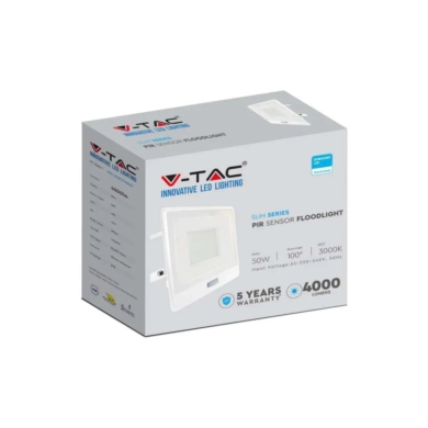 Naświetlacz V-TAC SKU20303 VT-158S-1-W 6400K 50W 4