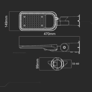 Oprawa V-TAC SKU20439 VT-79ST 6500K 70W 7500lm