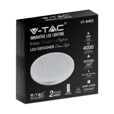 Oprawa V-TAC SKU2114601 VT-8403 3000K-6500K 40W 40