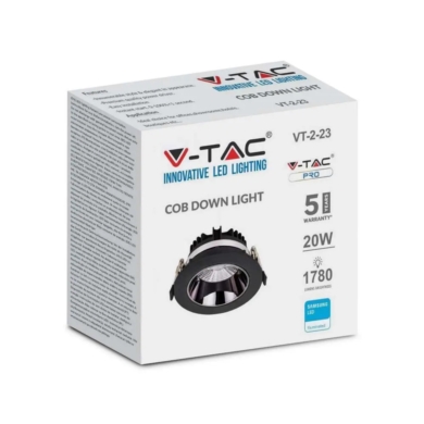 Oprawa V-TAC SKU2120056 VT-2-13 6400K 20W 1780lm