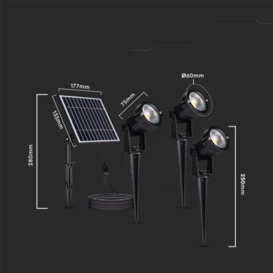 Oprawa V-TAC SKU20489 VT-11032 3000K 5W 50lm