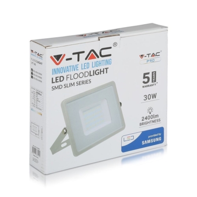 Naświetlacz V-TAC SKU456 VT-30-G 6400K 30W 2400lm
