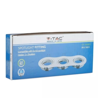 Oczko V-TAC SKU3603 VT-784RD-WH