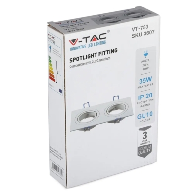 Oczko V-TAC SKU3607 VT-783SQ-WH
