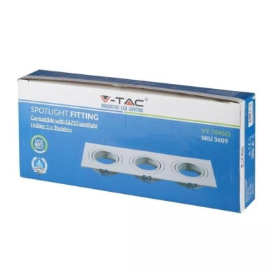 Oczko V-TAC SKU3609 VT-784SQ-WH