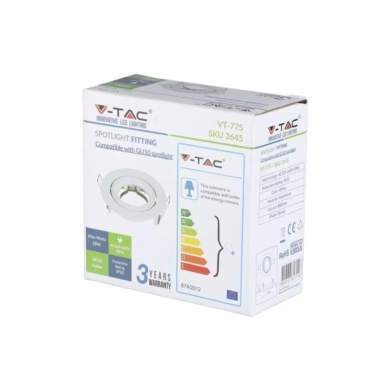 Oczko V-TAC SKU3645 VT-775-WH