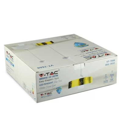 Oprawa V-TAC SKU3932 VT-7666-G 4000K 7W 400lm