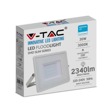 Naświetlacz V-TAC SKU21404 VT-30 4000K 30W 2340lm
