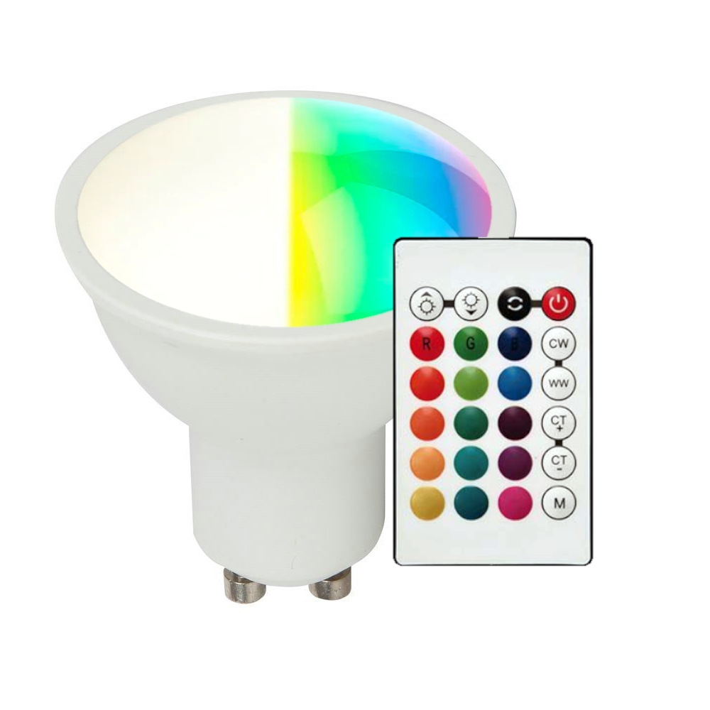 Żarówka V-TAC SKU2927 VT-2244-N-1 RGB+3000K 4,8W 4
