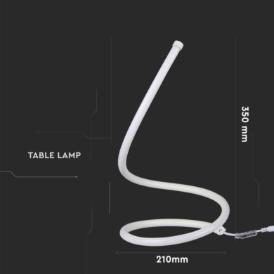 Lampka V-TAC SKU2140321 VT-7312-W-N 3000K 20W 1840