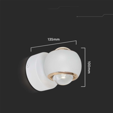 Oprawa V-TAC SKU23008 VT-7504 3000K 10W 950lm