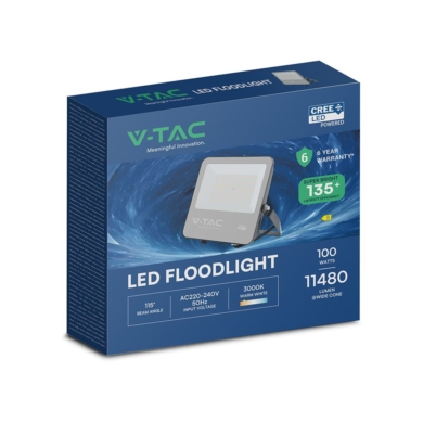 Naświetlacz V-TAC SKU232186 VT-44101 4000K 100W 11