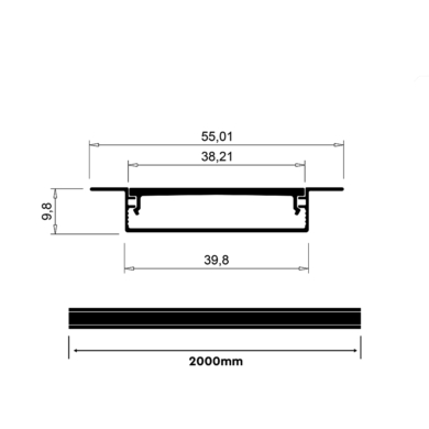 Profil V-TAC SKU24101 VT-71002