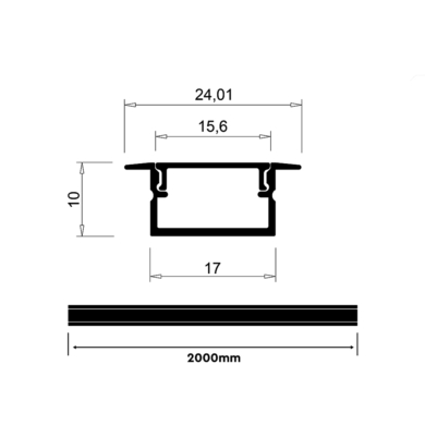Profil V-TAC SKU24106 VT-71007