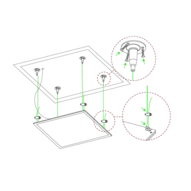 Zawiesia V-TAC SKU6018 VT-1200