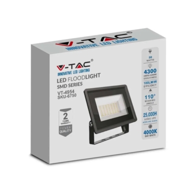 Naświetlacz V-TAC SKU6751 VT-4954 6500K 50W 4300lm