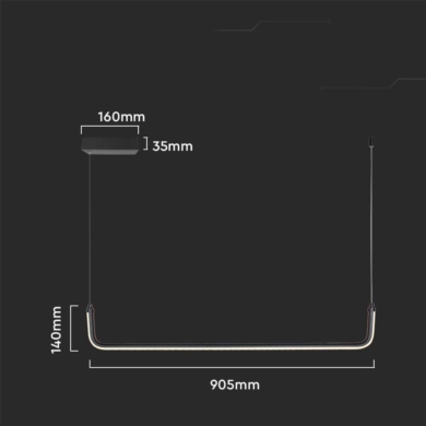 Oprawa V-TAC SKU6939 VT-7769 4000K 12W 1200lm
