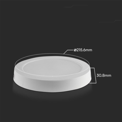 Panel V-TAC SKU78761 VT-60018RD-S 3000K 18W 1850lm