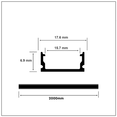 Profil V-TAC SKU10321 VT-8157