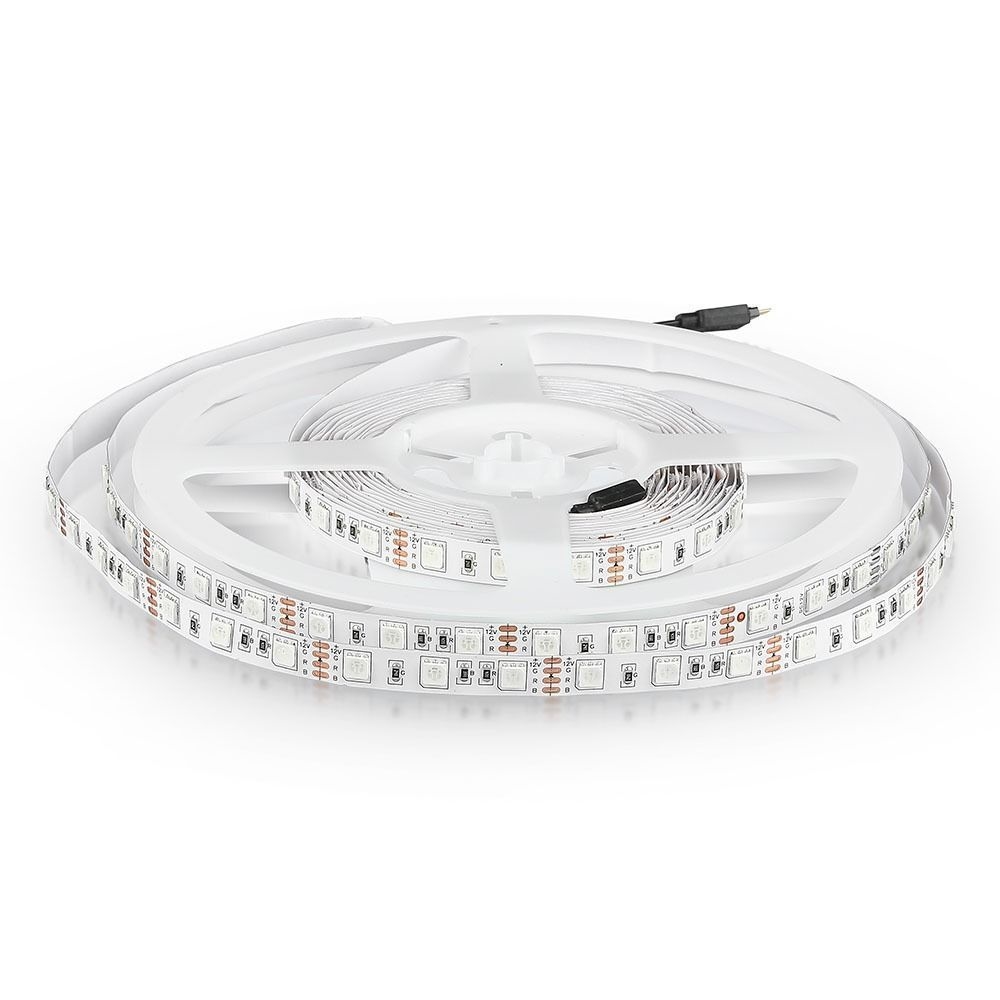 Taśma V-TAC SKU212120 VT-5050 IP20 RGB 7W