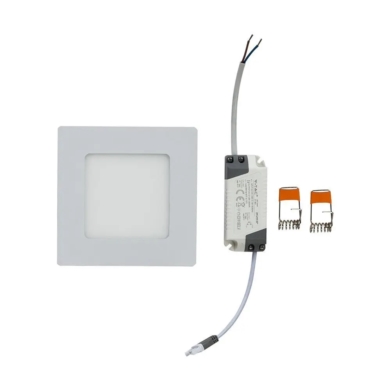 Panel V-TAC SKU214865 VT-607 6400K 6W 490lm