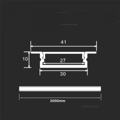 Profil V-TAC SKU23177 VT-8205