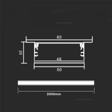 Profil V-TAC SKU23179 VT-8207