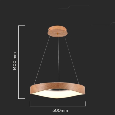 Oprawa V-TAC SKU23364 VT-7974 3000K 25W 2800lm