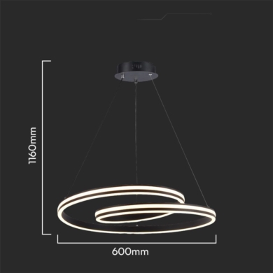 Oprawa V-TAC SKU23374 VT-7984 2700-6500K 40W 4800l