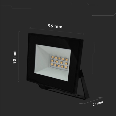 Naświetlacz V-TAC SKU23974 VT-44012 6500K 10W 730l