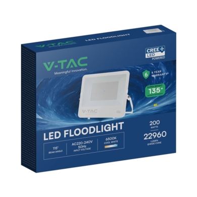 Naświetlacz V-TAC SKU242136 VT-44201 6500K 200W 22