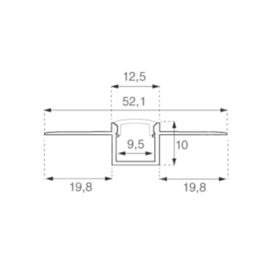 Profil V-TAC SKU3360 VT-8102
