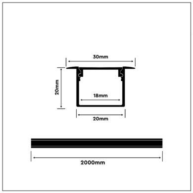 Profil V-TAC SKU3372 VT-8119
