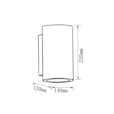 Kinkiet V-TAC SKU8697 VT-894 35W Max