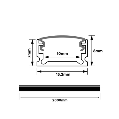 Profil V-TAC SKU24300 VT-81133